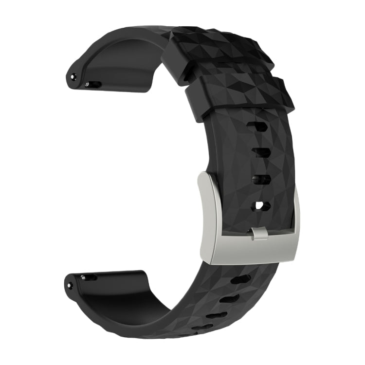 Silicone Watch Band for SUUNTO Sport Baro Black