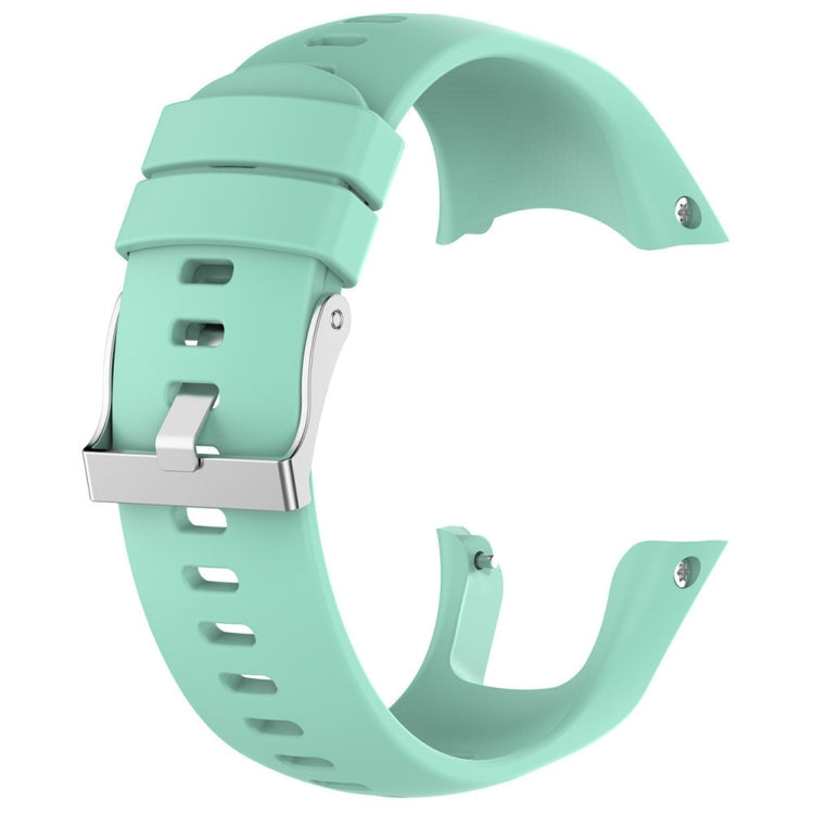 Silicone Watch Band for SUUNTO Trainer Wrist HR – Durable Build, Easy to Use Mint Green