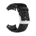 Silicone Watch Band for SUUNTO 9 Black