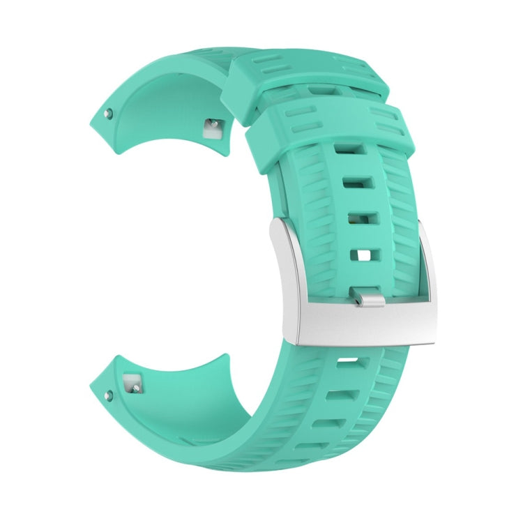 Silicone Watch Band for SUUNTO 9 – Durable Build, Easy to Use Mint Green