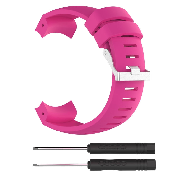 Silicone Watch Band for SUUNTO Core ALU Black
