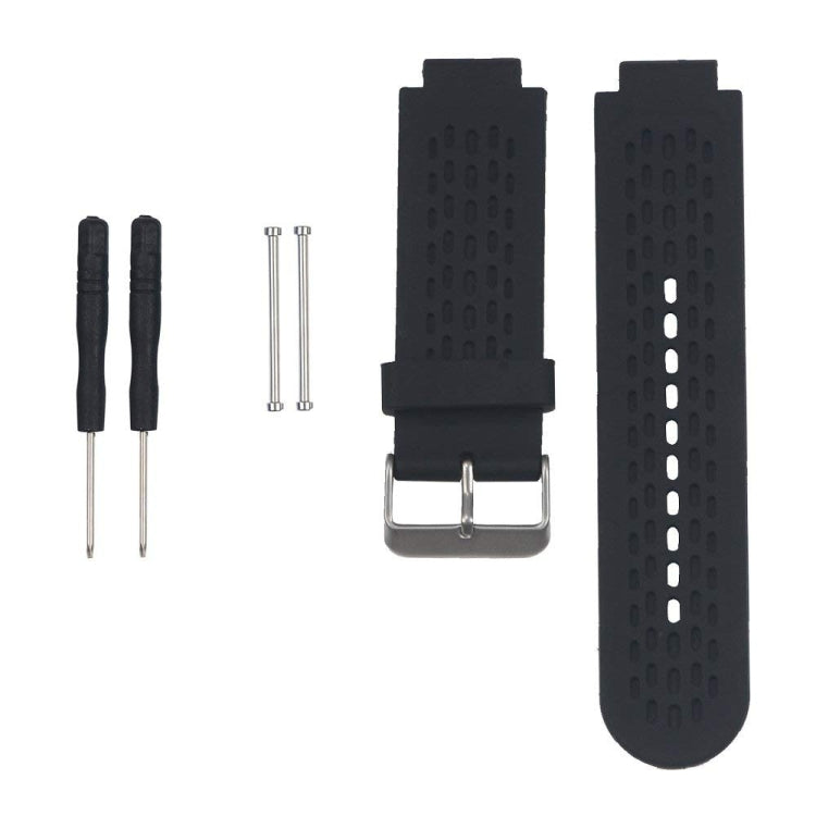Silicone Sport Watch Band for Garmin Approach S2 / S4 Black