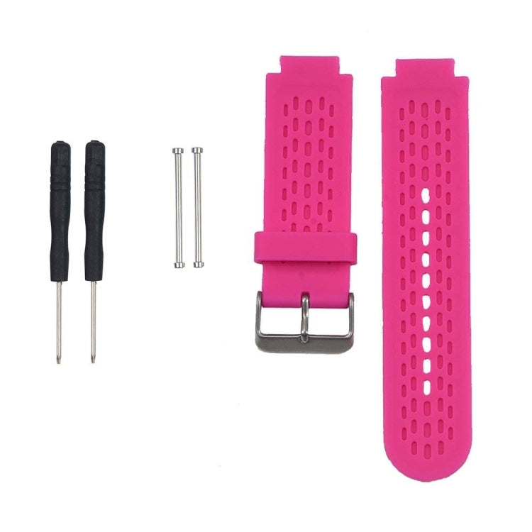 Silicone Sport Watch Band for Garmin Approach S2 / S4 – Durable Build, Easy to Use Rose Red