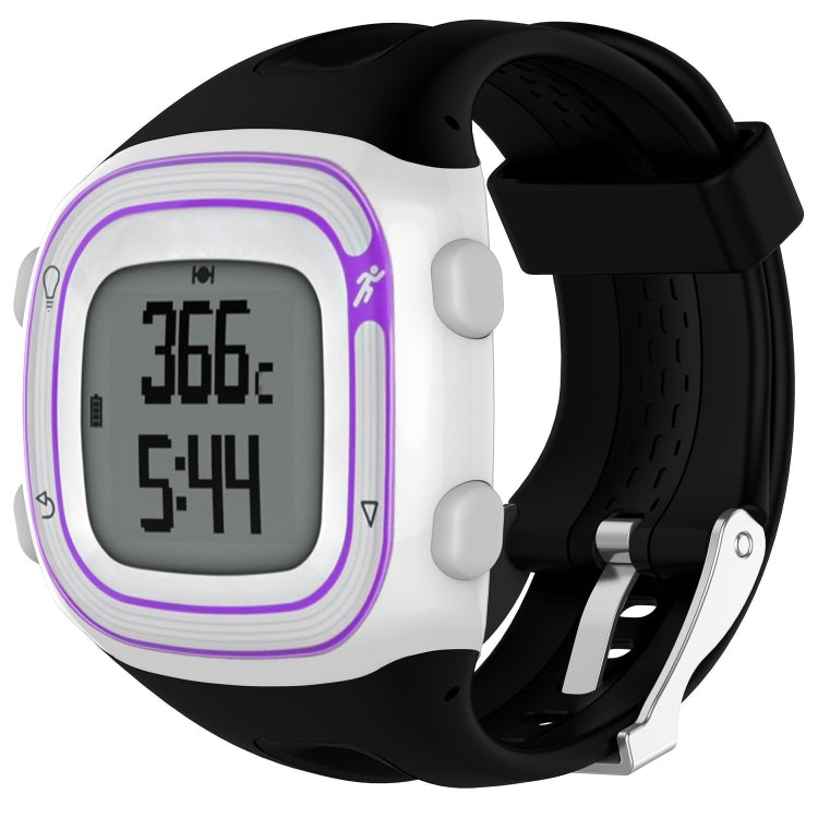 Watch Band – Silicone (Garmin Forerunner 10) #2 Male Style Black