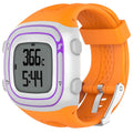 Male Style Silicone Sport Watch Band for Garmin Forerunner 10 / 15, Male Style Male Style Orange