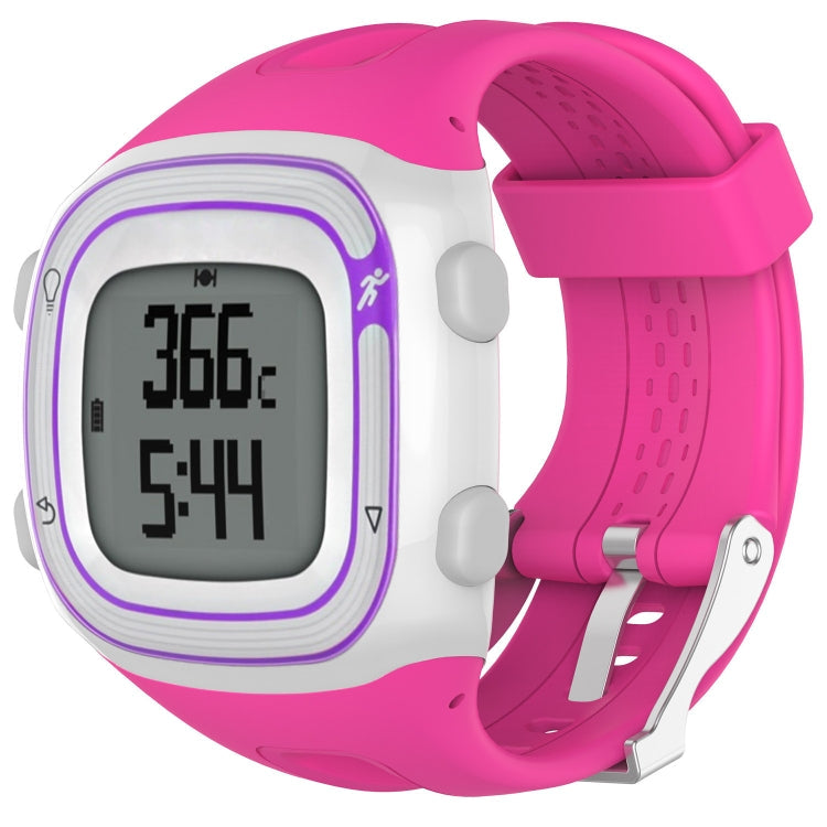 Watch Band – Silicone (Garmin Forerunner 10) #2 Male Style Pink