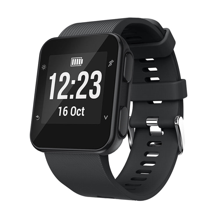 Watch Band – Silicone (Garmin Forerunner 35) #2 For Garmin Forerunner 35 Black