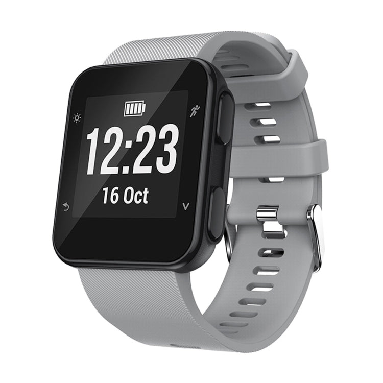 Watch Band – Silicone (Garmin Forerunner 35) #2 For Garmin Forerunner 35 Grey