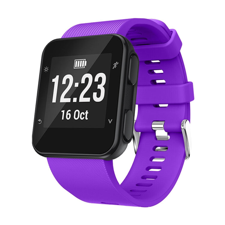 Watch Band – Silicone (Garmin Forerunner 35) #2 For Garmin Forerunner 35 Purple