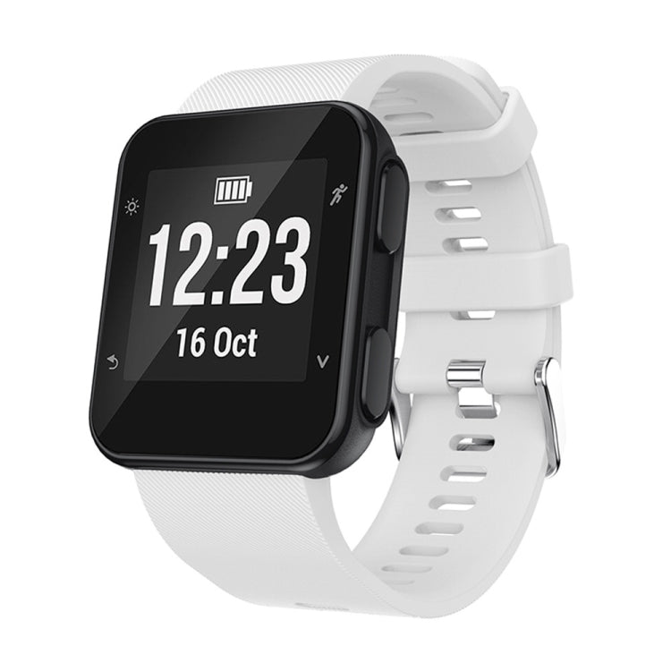 Watch Band – Silicone (Garmin Forerunner 35) #2 For Garmin Forerunner 35 White