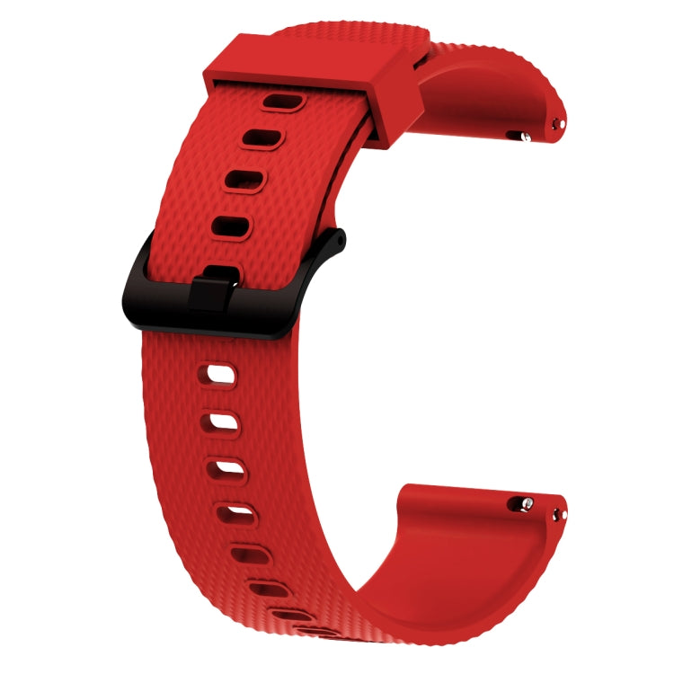 Silicone Sport Watch Band for Garmin Vivoactive 3 20mm Red