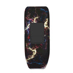 Colourful Feathers Pattern Silicone Sport Watch Band for Garmin Vivofit JR, Size: Small