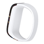Colourful Feathers Pattern Silicone Sport Watch Band for Garmin Vivofit JR, Size: Small