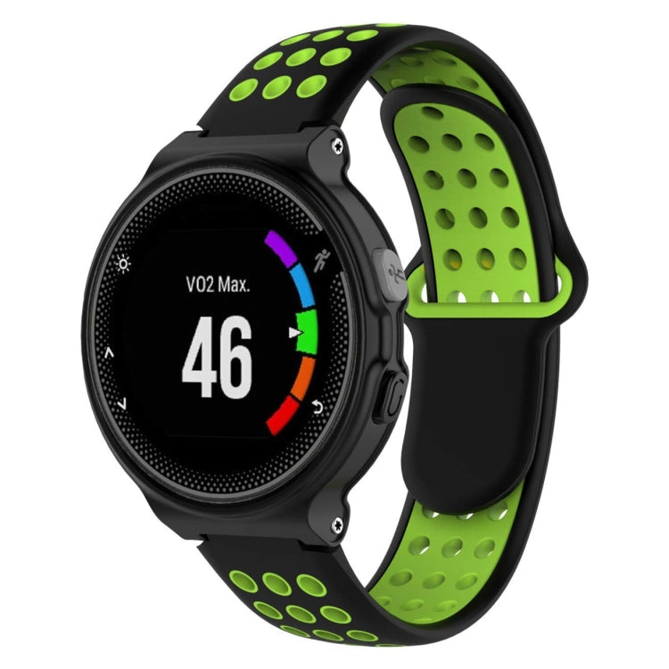 Watch Band – Silicone (Garmin Forerunner 220) Black+green