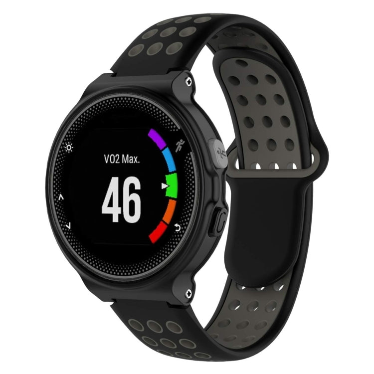 Watch Band – Silicone (Garmin Forerunner 220) Black Grey
