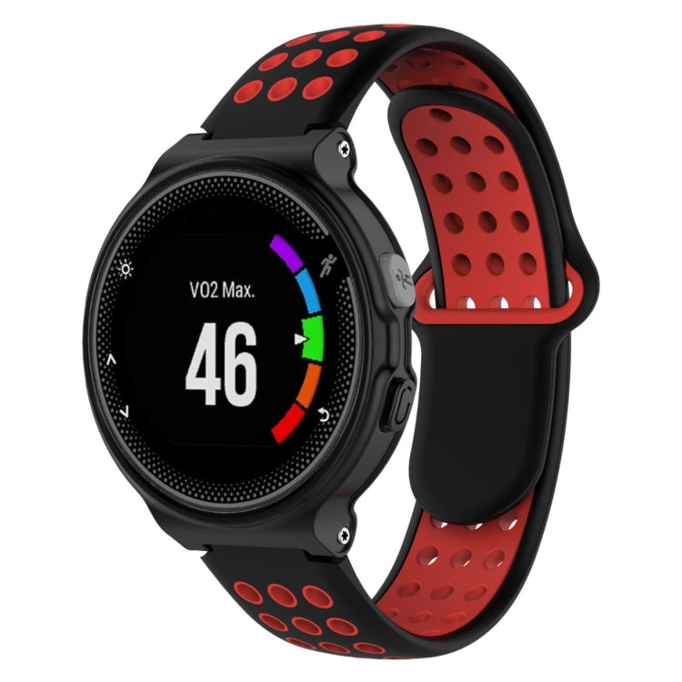 Watch Band – Silicone (Garmin Forerunner 220) Black Red