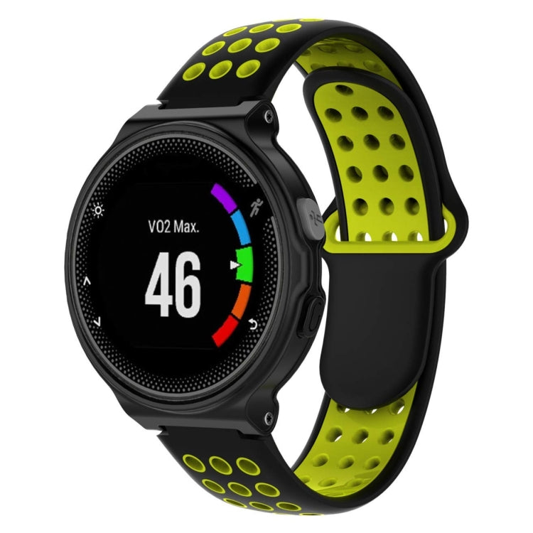 Watch Band – Silicone (Garmin Forerunner 220) Black Yellow