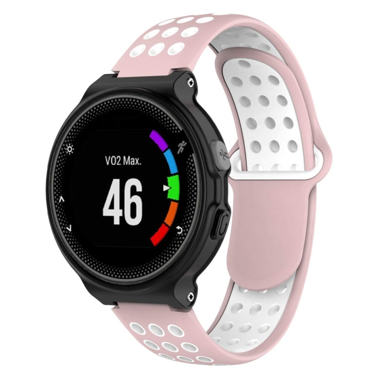 Watch Band – Silicone (Garmin Forerunner 220) Pink + White