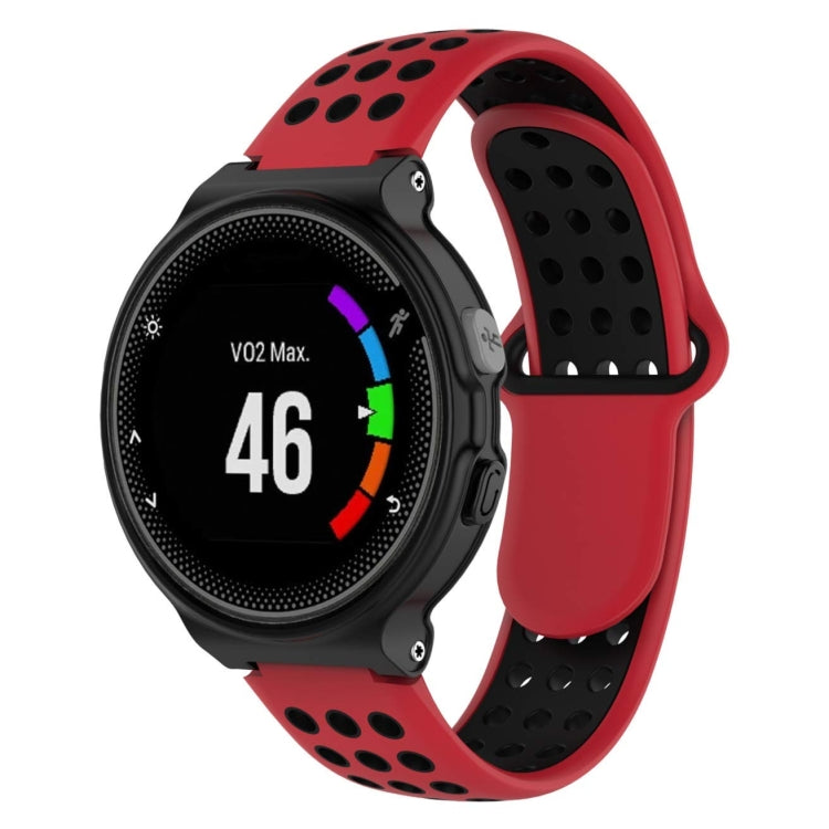 Watch Band – Silicone (Garmin Forerunner 220) Red + Black