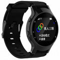 Silicone Sport Watch Band for Garmin Forerunner 225 Black