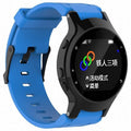 Silicone Sport Watch Band for Garmin Forerunner 225 Blue