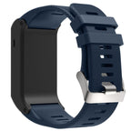 Silicone Sport Watch Band for Garmin Vivoactive HR Dark Blue