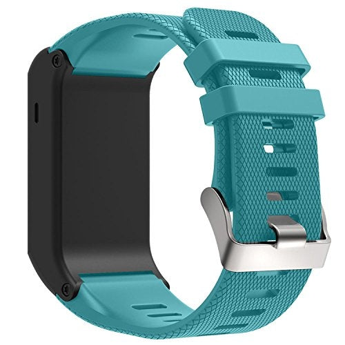 Silicone Sport Watch Band for Garmin Vivoactive HR Tiffany Blue