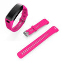 Silicone Sport Watch Band for Garmin Vivosmart HR Rose Red