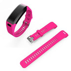 Silicone Sport Watch Band for Garmin Vivosmart HR Rose Red