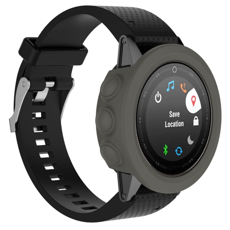 Protective Case – Silicone (Garmin Fenix 5) For Garmin Fenix 5 Grey