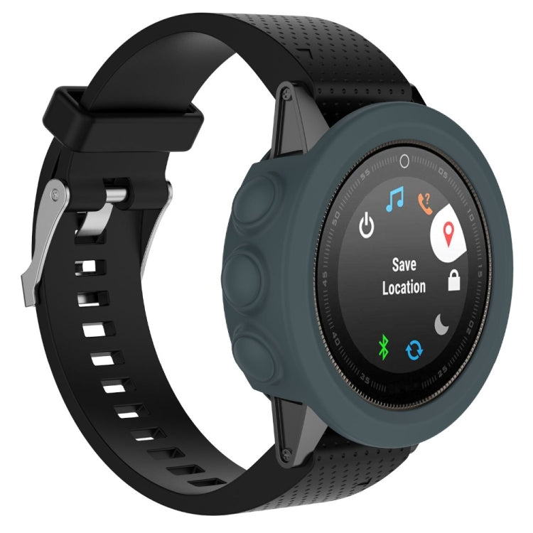 Protective Case – Silicone (Garmin Fenix 5) For Garmin Fenix 5 Navy Blue