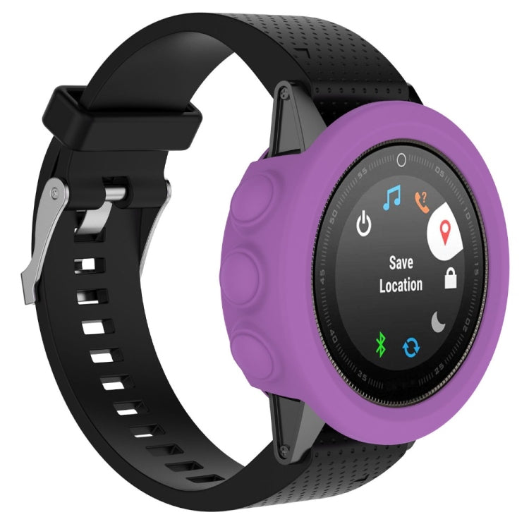 Protective Case – Silicone (Garmin Fenix 5) For Garmin Fenix 5 Purple