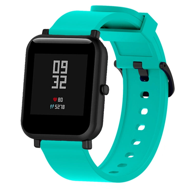 Silicone Glossy Sport Watch Band for Huami Amazfit Bip Lite Version 20mm Mint Green