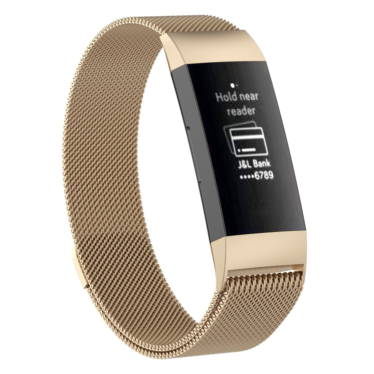 Watch Band – Stainless Steel (Size:Large) Champagne Gold