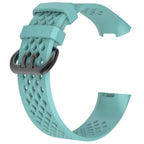 Square Hole Adjustable Sport Watch Band for FITBIT Charge 3
