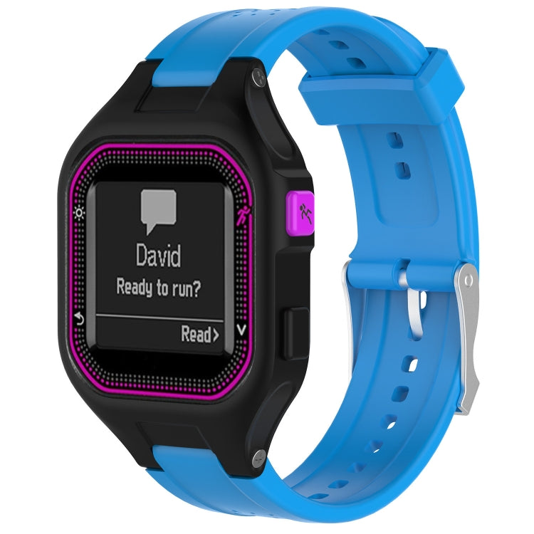 Female Adjustable Watch Band for Garmin Forerunner 25 Sky Blue