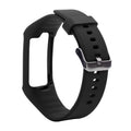 Silicone Sport Watch Band for POLAR A360 / A370 – Durable Build, Easy to Use Black
