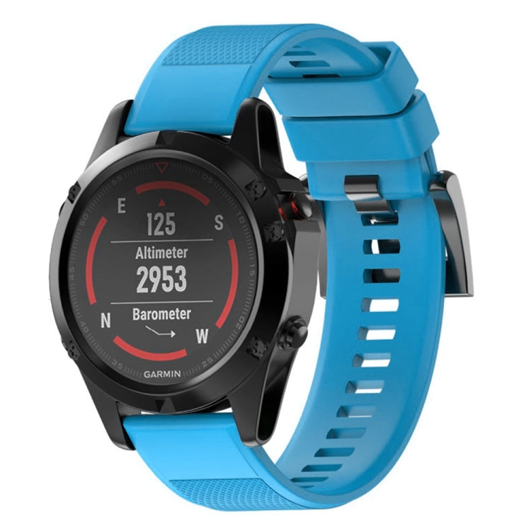 Watch Band – Silicone (26mm) For Fenix 5X 26mm Sky Blue