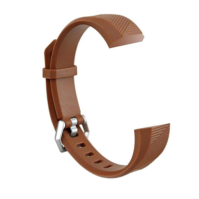 Children Silicone Twilled Watch Band for FITBIT ACE – Durable Build, Easy to Use Coffee