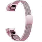 Stainless Steel Magnet Watch Band for FITBIT Alta,Size:Small,130-170mm Cherry Gold