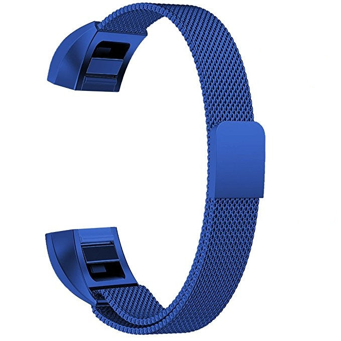 Stainless Steel Magnet Watch Band for FITBIT Alta,Size: Large, 170-236mm – Durable Build, Easy to Use Blue