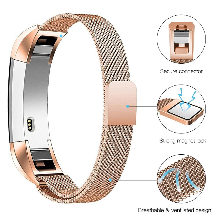 Stainless Steel Magnet Watch Band for FITBIT Alta,Size: Large, 170-236mm – Durable Build, Easy to Use