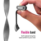 Stainless Steel Magnet Watch Band for FITBIT Alta,Size: Large, 170-236mm – Durable Build, Easy to Use