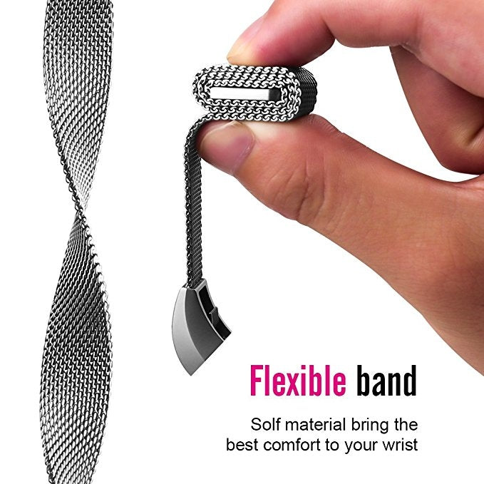 Stainless Steel Magnet Watch Band for FITBIT Alta,Size: Large, 170-236mm – Durable Build, Easy to Use