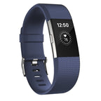 Square Pattern Adjustable Sport Watch Band for FITBIT Charge 2, Size:... (Black) #2