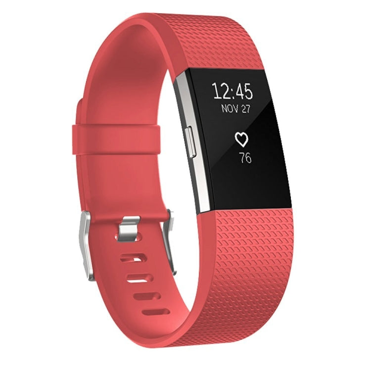 Square Pattern Adjustable Sport Watch Band for FITBIT Charge 2, Size:... (Black) #2