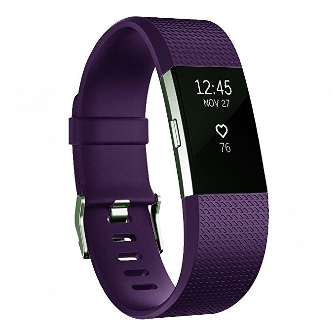 Square Pattern Adjustable Sport Watch Band for FITBIT Charge 2, Size:... (Black) #2