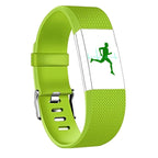 Square Pattern Adjustable Sport Watch Band for FITBIT Charge 2, Size:... (Black) #2