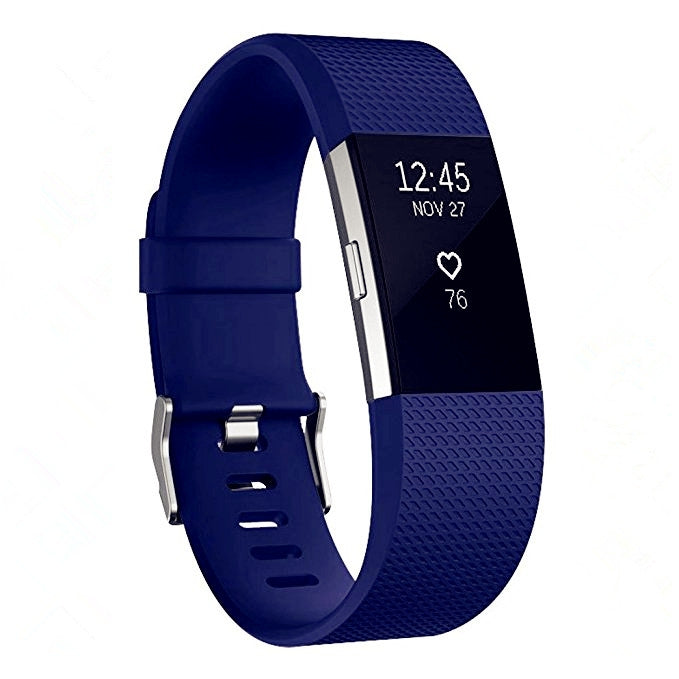 Square Pattern Adjustable Sport Watch Band for FITBIT Charge 2, Size:... (Black) #2