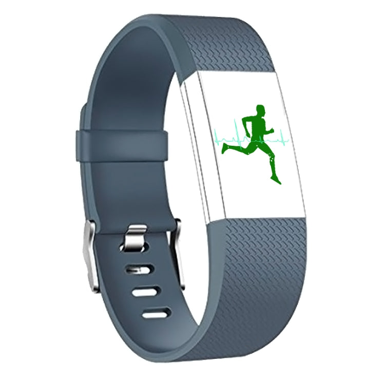 Square Pattern Adjustable Sport Watch Band for FITBIT Charge 2, Size:... (Black) #2
